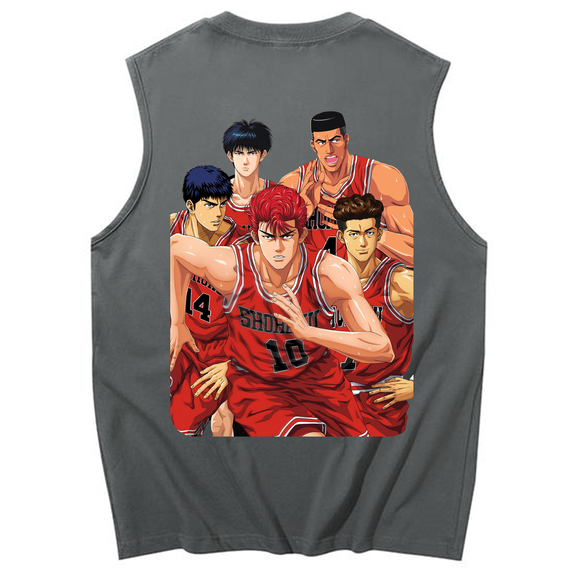 （画像用） SLAM DUNK／スラムダンク コットン100％タンクトップ（背面プリント）
